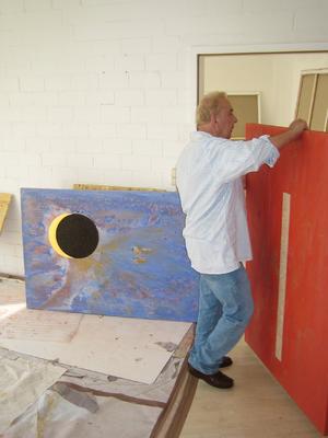  des Kunstwerks Eindrücke Atelier 07.2006 von Dieter Teusch